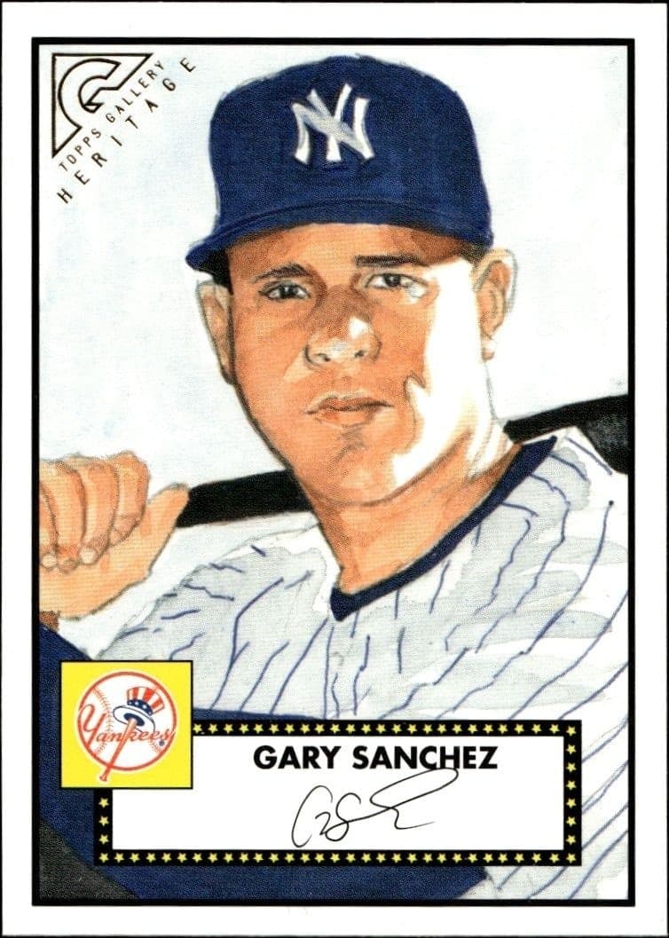 2018 Topps Gallery Gary Sanchez #H-24 trading card