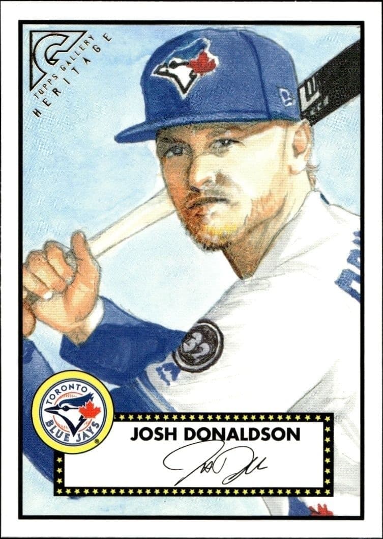 2018 Topps Gallery Josh Donaldson #H-5 trading card