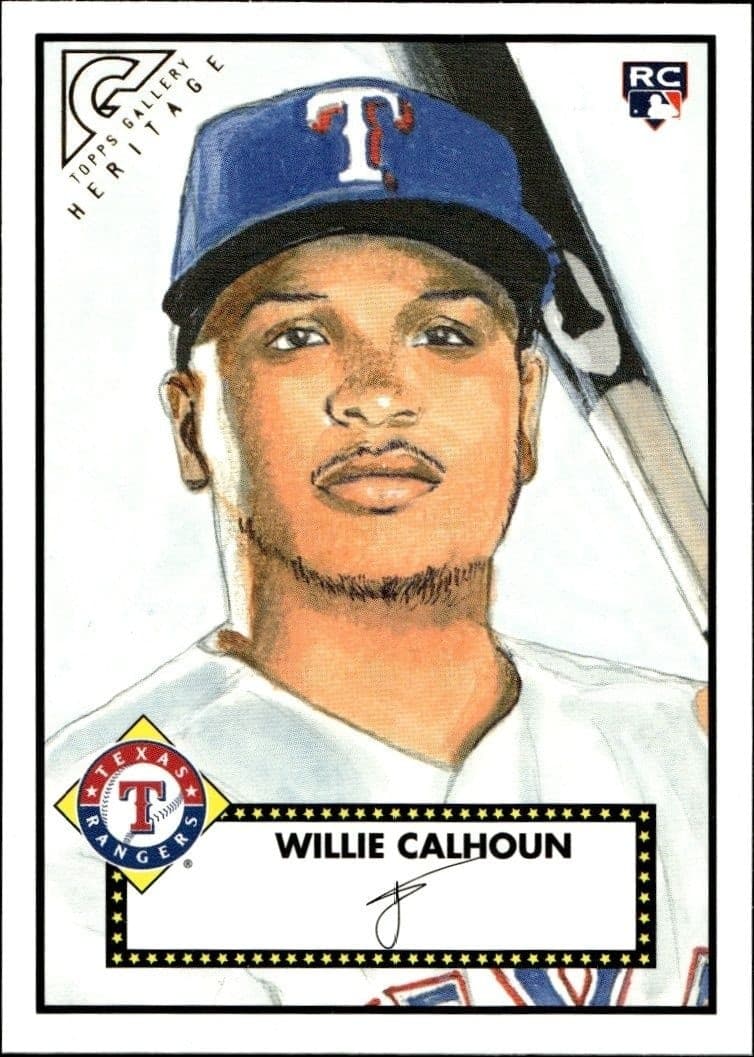 2018 Topps Gallery Willie Calhoun #H-6 trading card