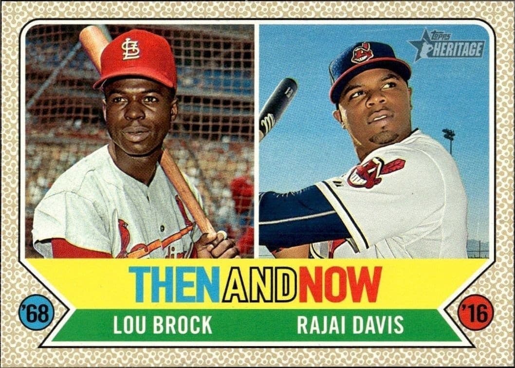 2017 Topps Heritage Lou Brock #TAN-13 trading card
