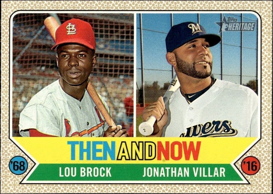 2017 Topps Heritage Lou Brock #TAN-4 trading card