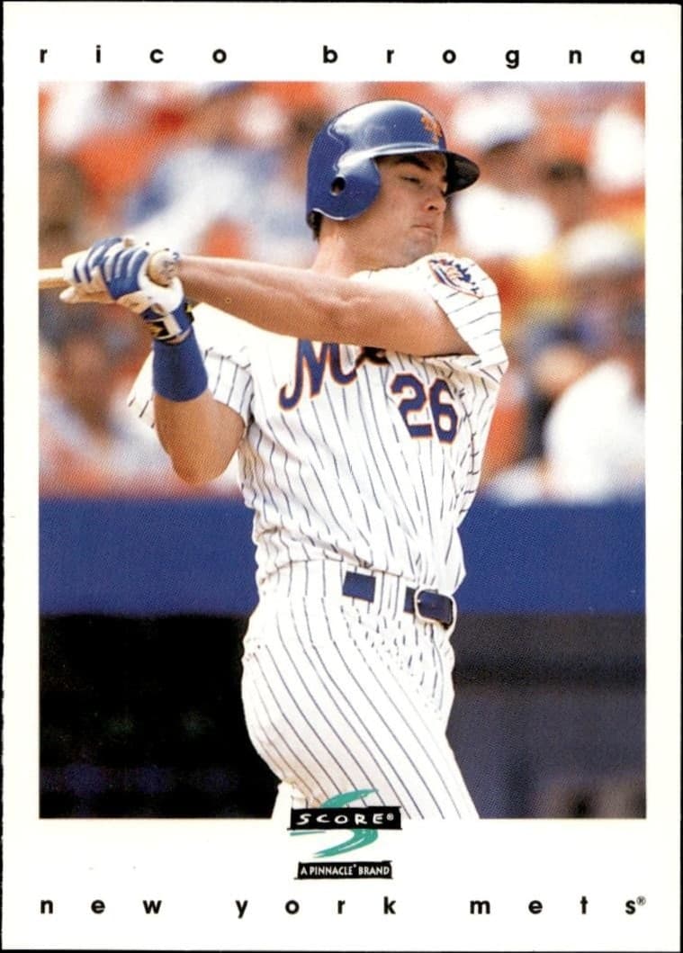 1997 Pinnacle Score Rico Brogna #60 trading card