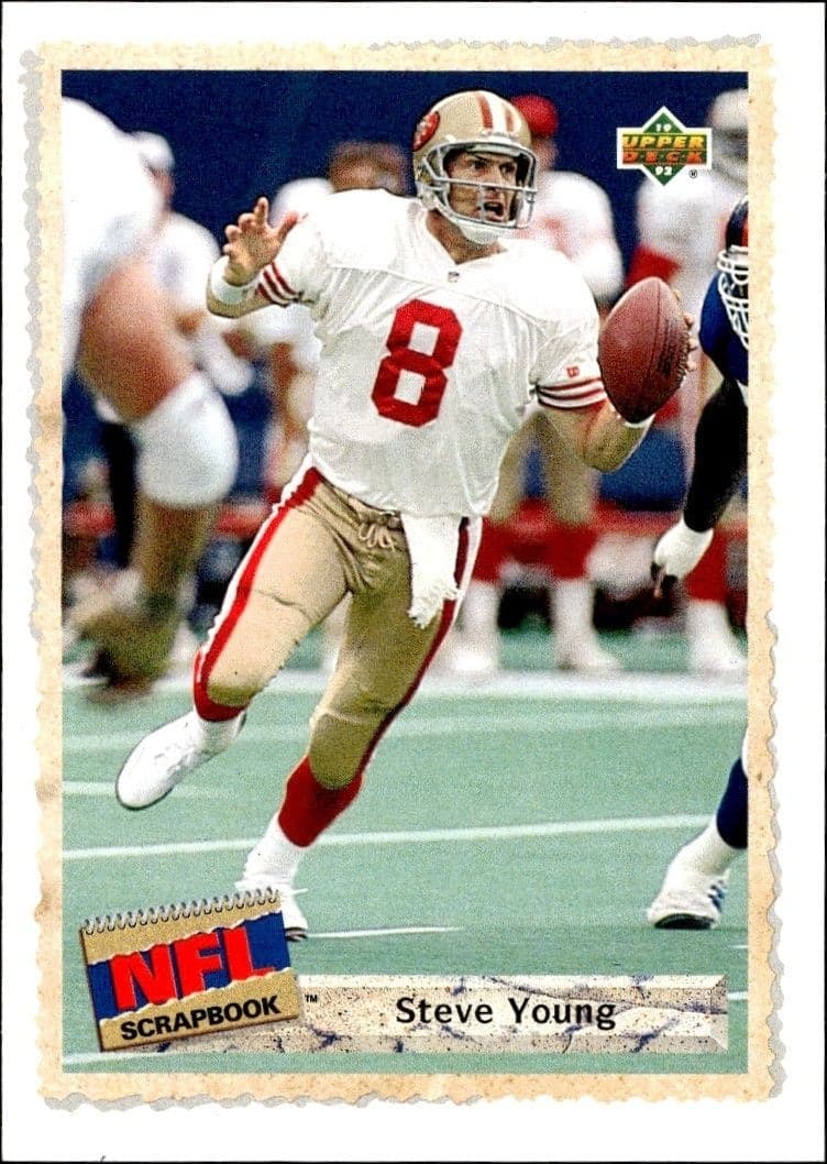 1992 Upper-Deck Steve Young #519 trading card