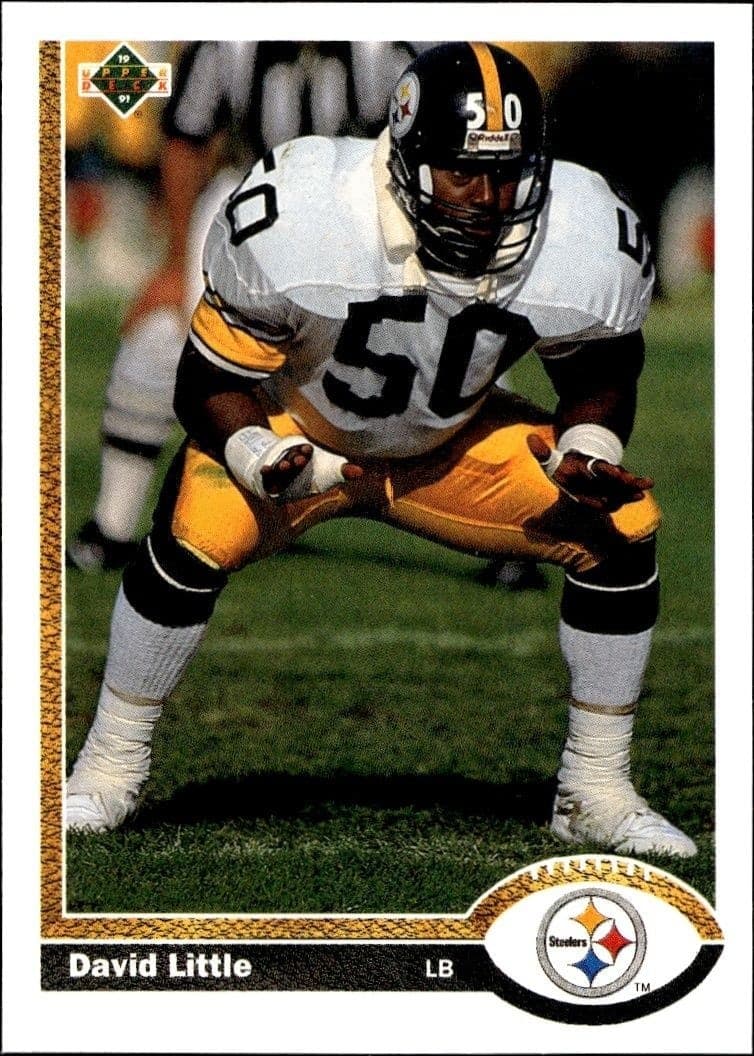 1991 Upper-Deck David Little #302 trading card