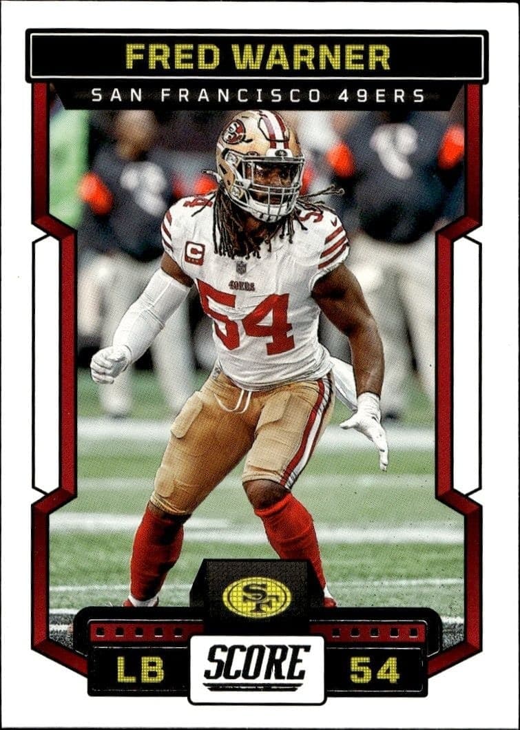 2023 Panini Score Fred Warner #174 trading card