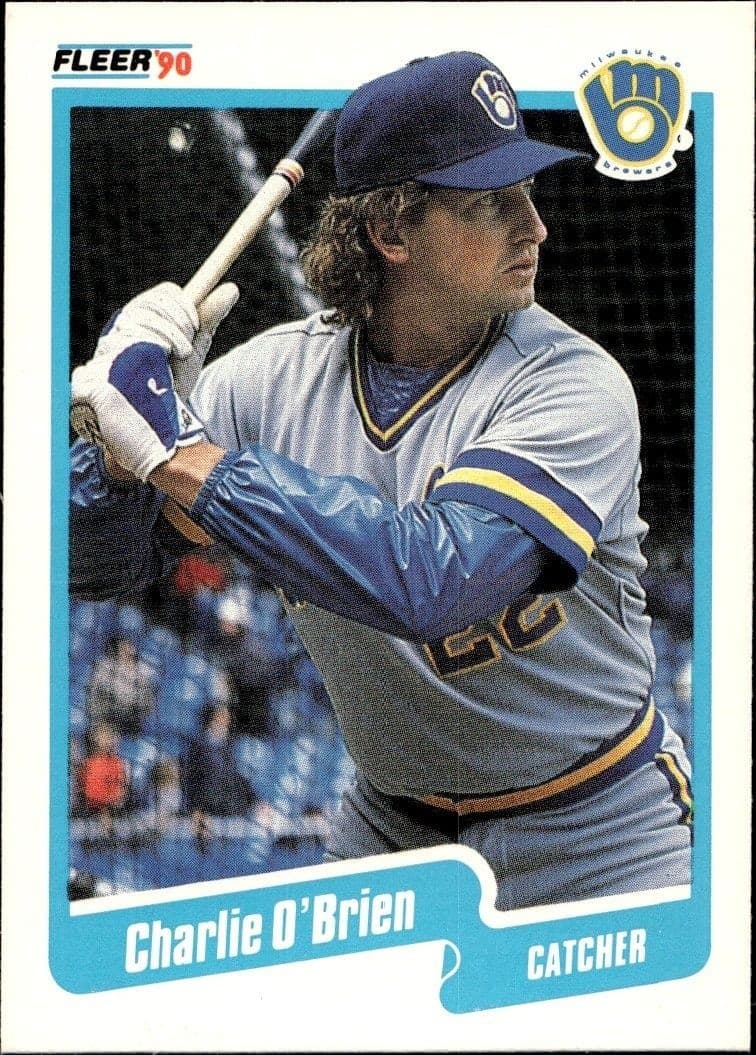 1990 Fleer Charlie O'Brien #332 trading card
