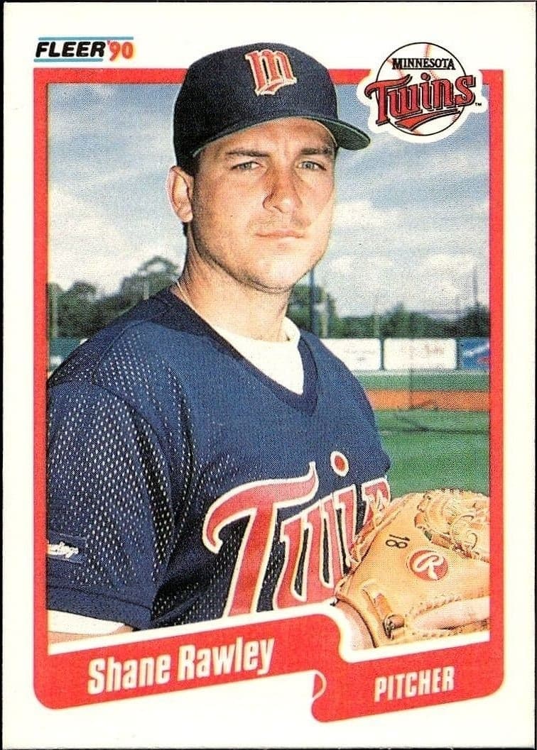 1990 Fleer Shane Rawley #384B trading card