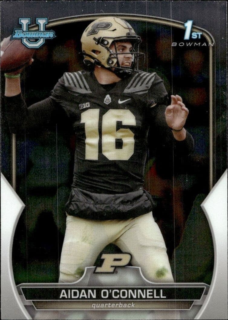 2022 Bowman University Chrome Aidan O'Connell #60 trading card