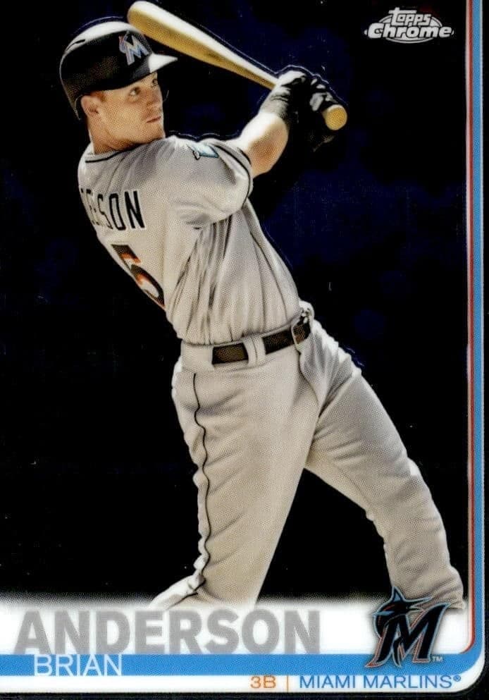 2019 Topps Chrome Brian Anderson #12 trading card