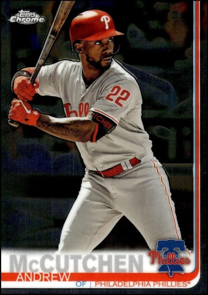 2019 Topps Chrome Andrew McCutchen #77 trading card