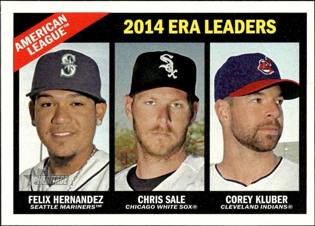 2015 Topps Heritage Corey Kluber #222 trading card