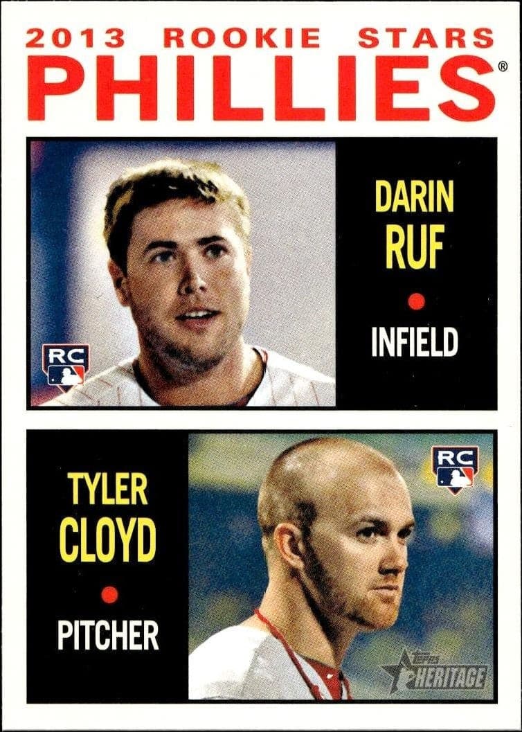 2013 Topps Heritage Darin Ruf #243 trading card