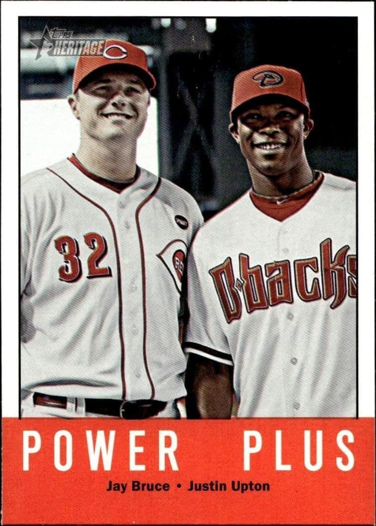 2012 Topps Heritage Jay Bruce #242 trading card