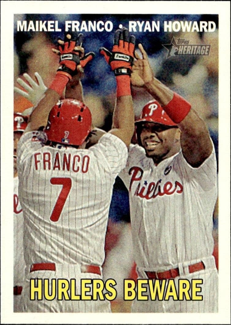 2016 Topps Heritage Maikel Franco #309 trading card