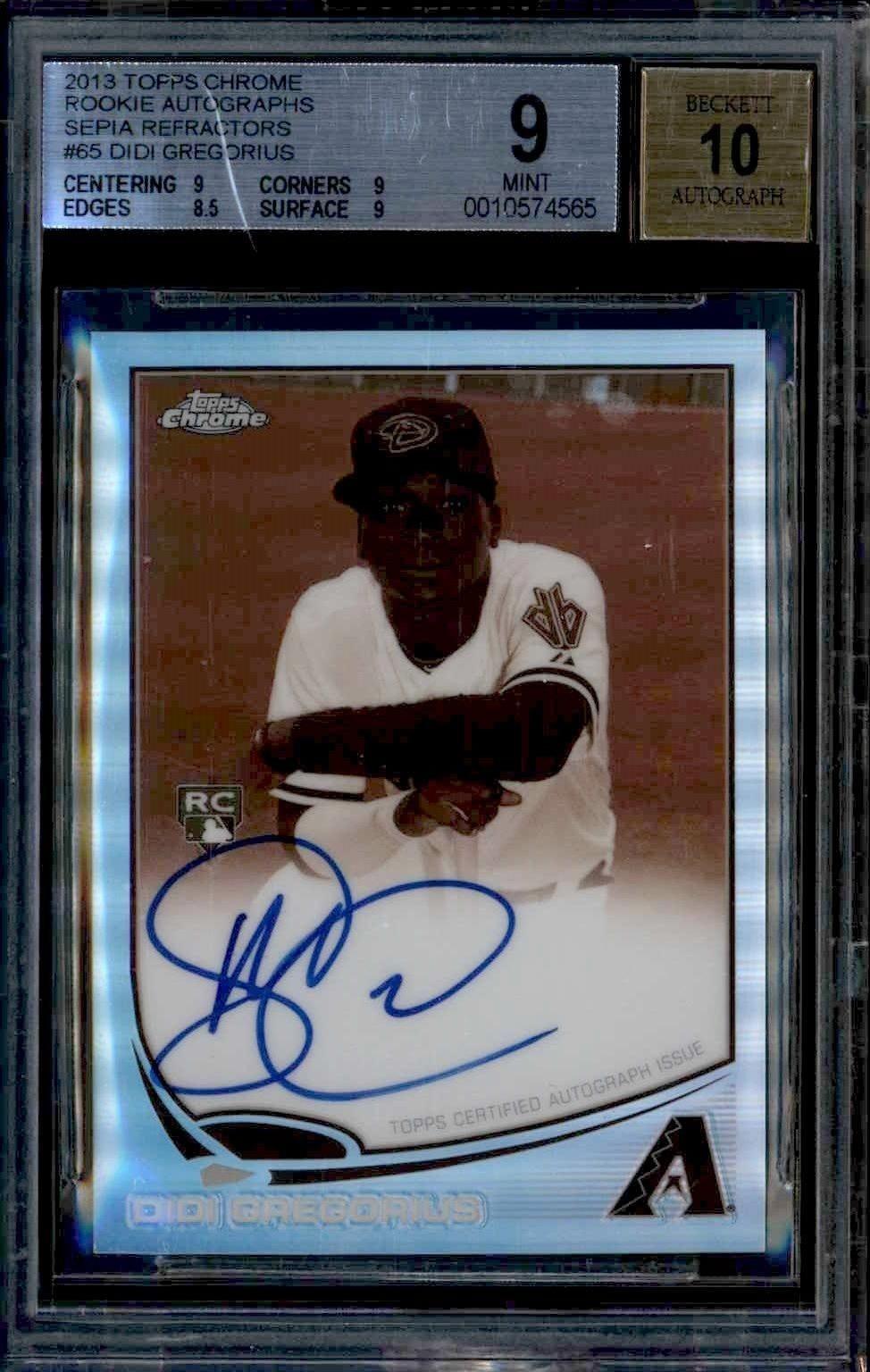 2013 Topps Chrome Didi Gregorius #65 trading card
