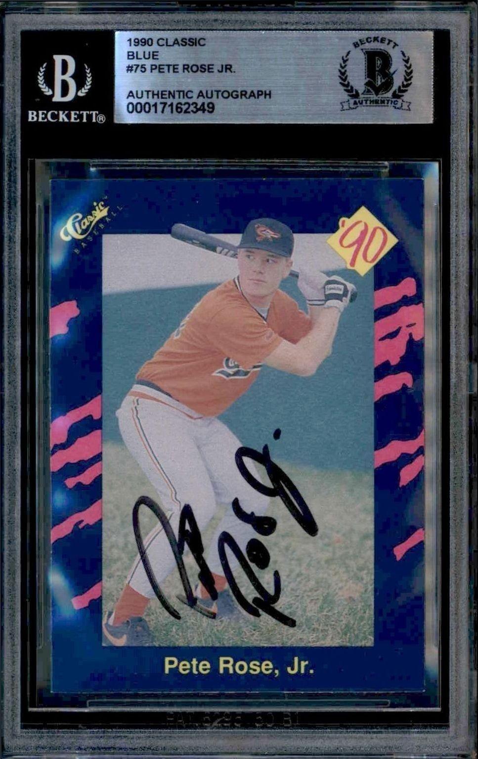1990 Classic Pete Rose, Jr. #75 trading card