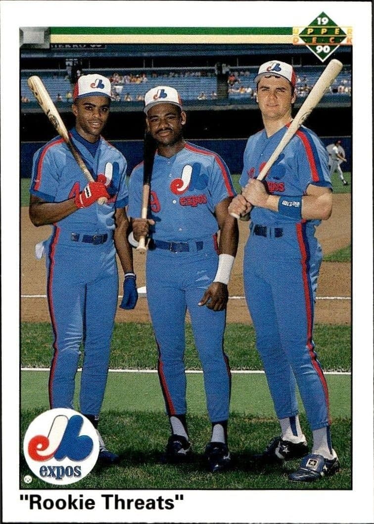 1990 Upper-Deck High Number Larry Walker #702 trading card