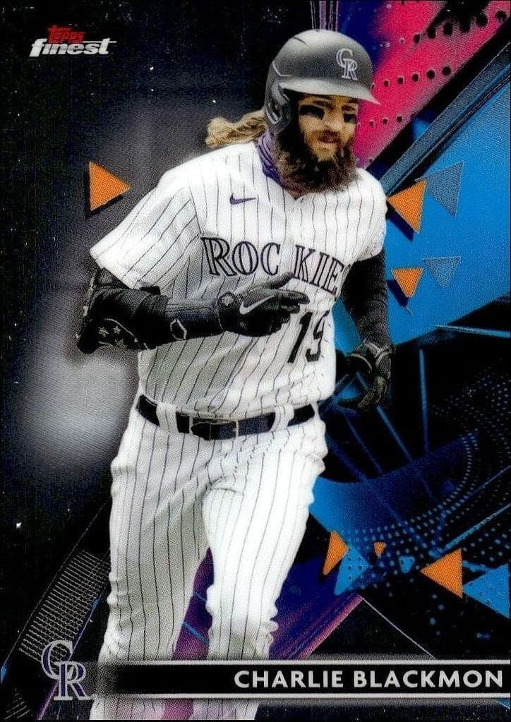 2021 Topps Finest Charlie Blackmon #33 trading card