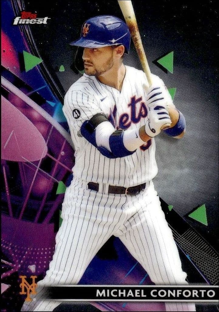 2021 Topps Finest Michael Conforto #24 trading card