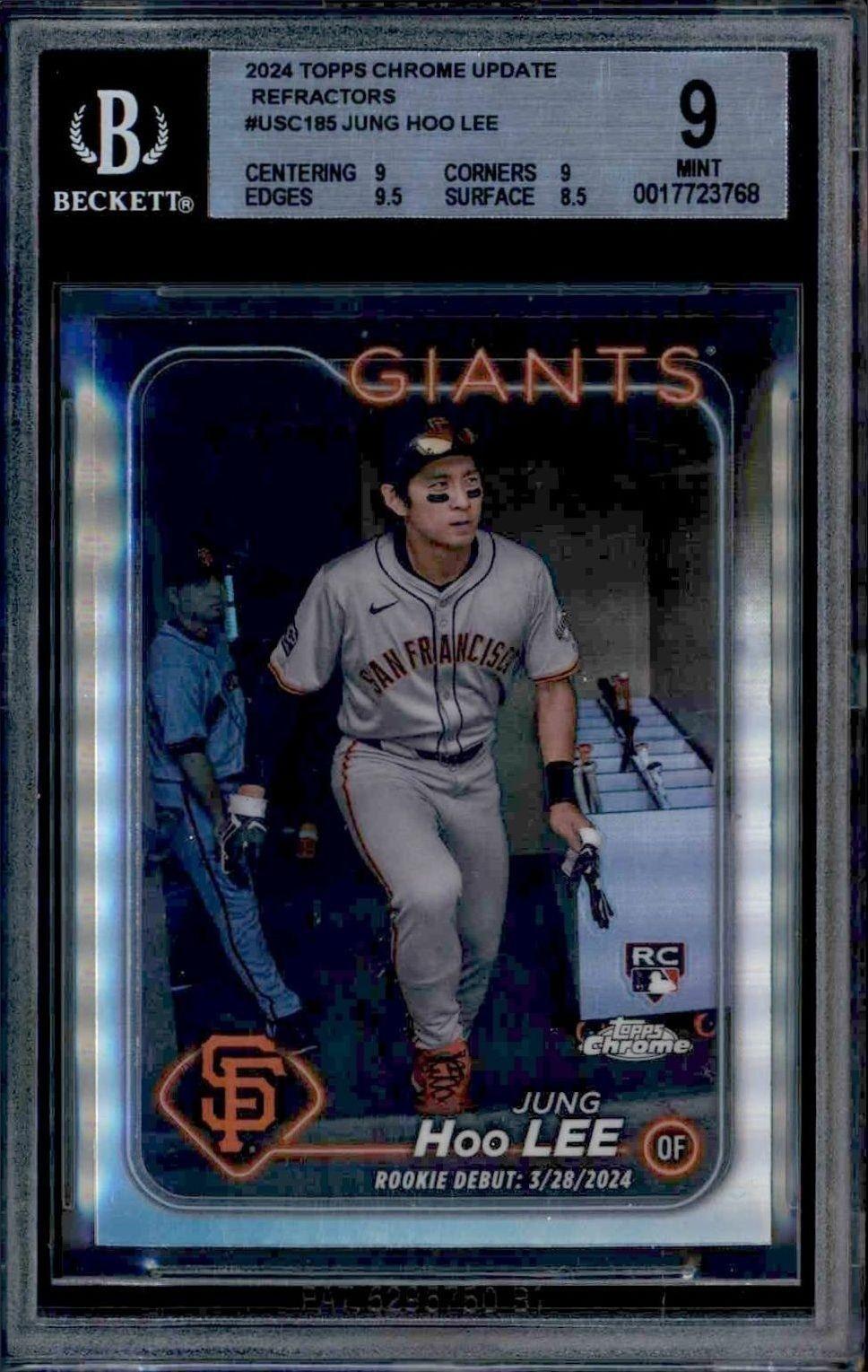 2024 Topps Chrome Update Jung Hoo Lee #USC185 trading card