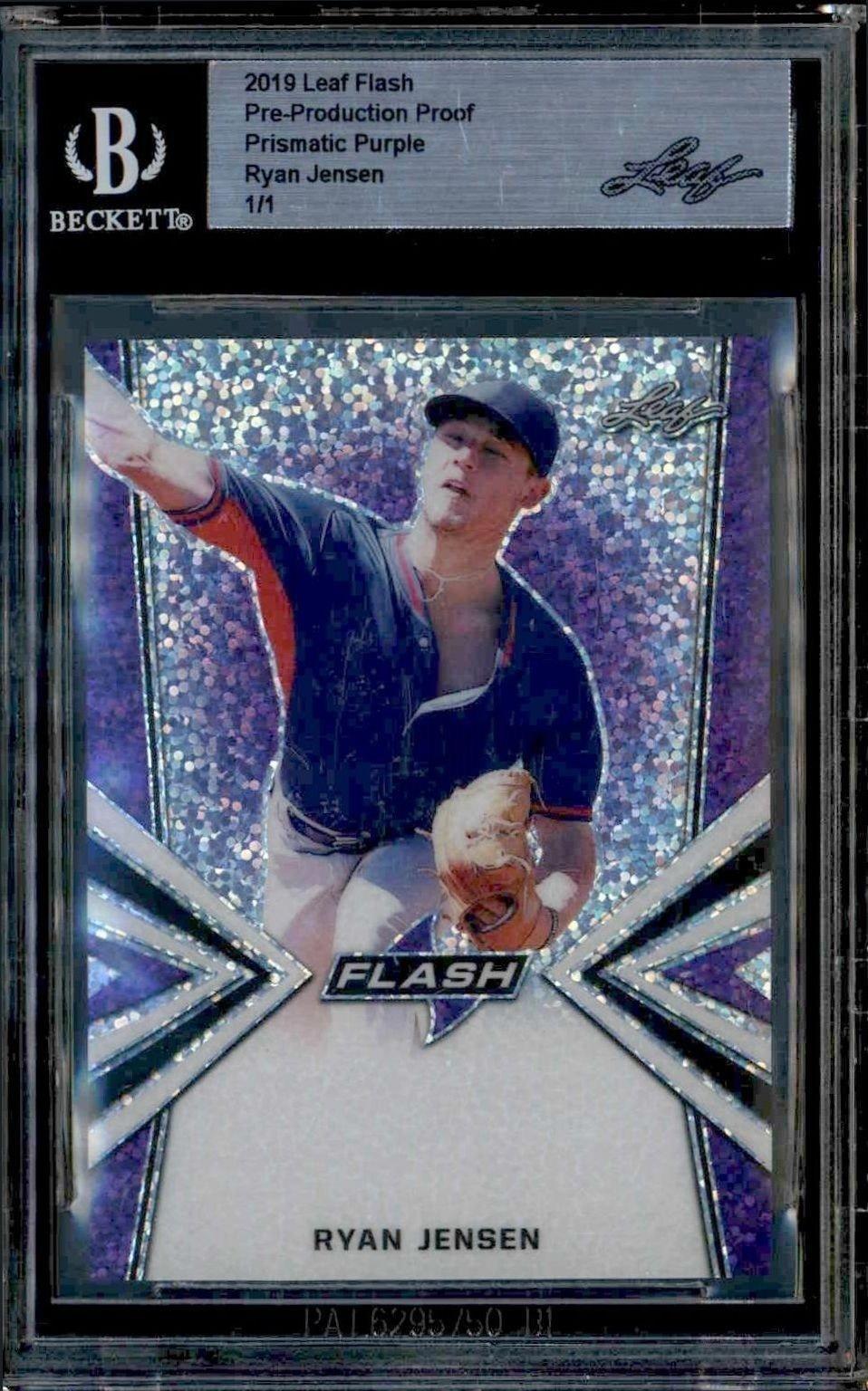 2019 Leaf Flash Ryan Jensen #1/1 trading card