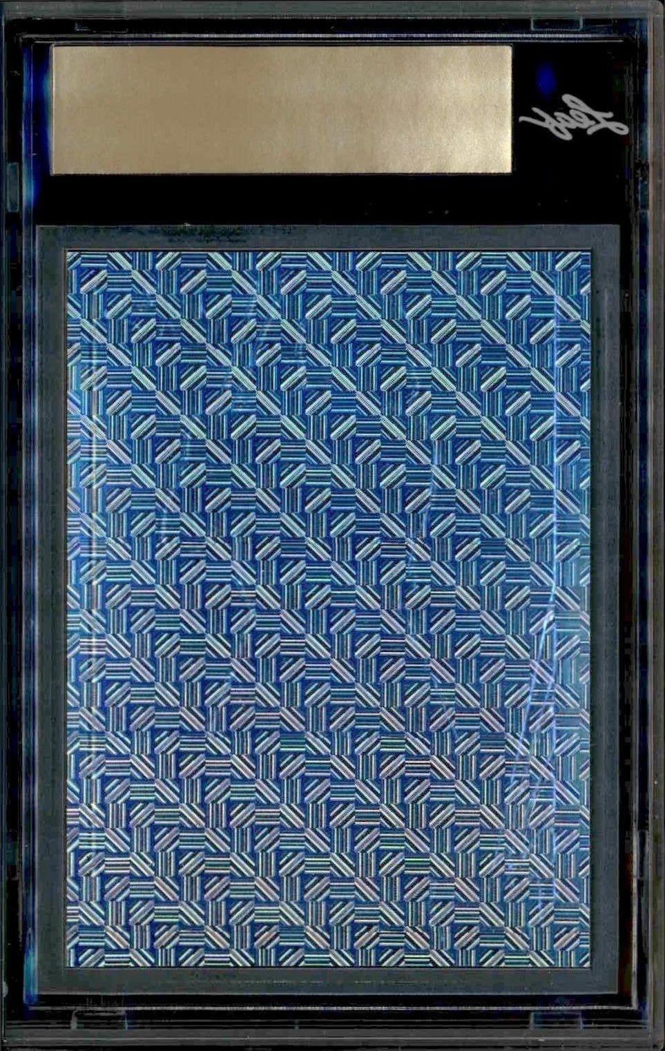 2020 Leaf Metal Draft Erick Pena #1/1 baseball trading card back