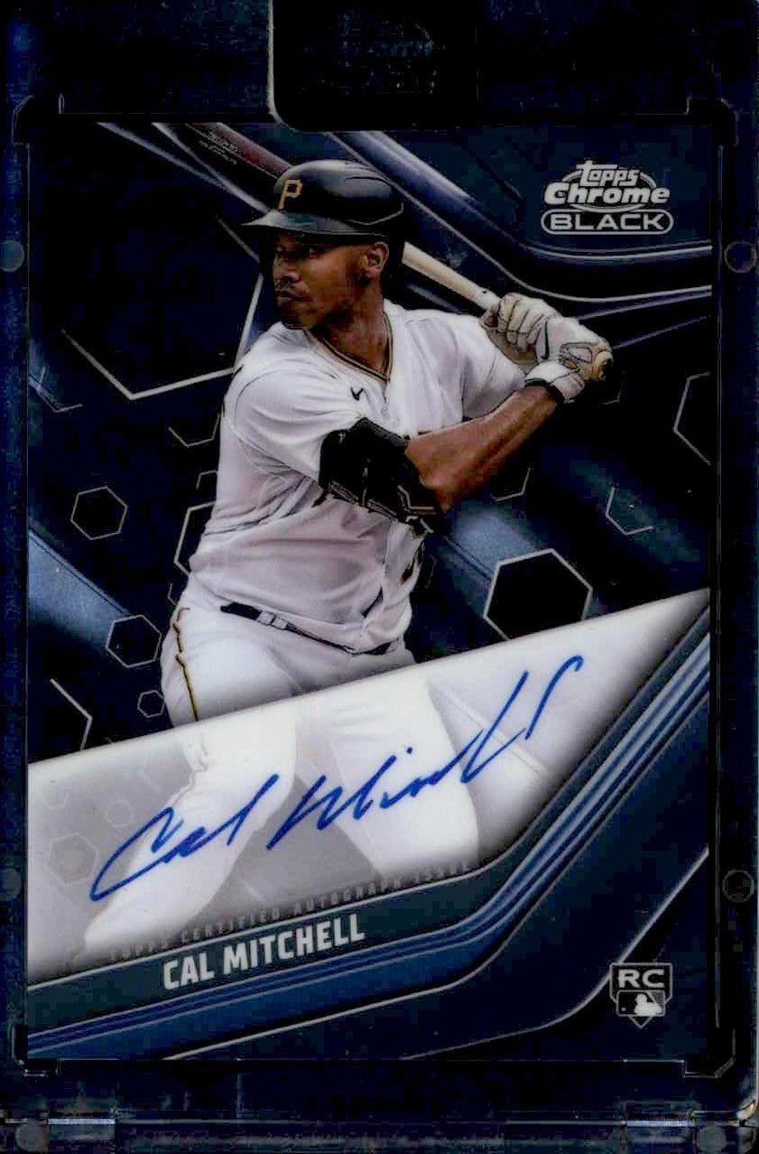 2023 Topps Chrome Black Cal Mitchell #CBA-CMI trading card