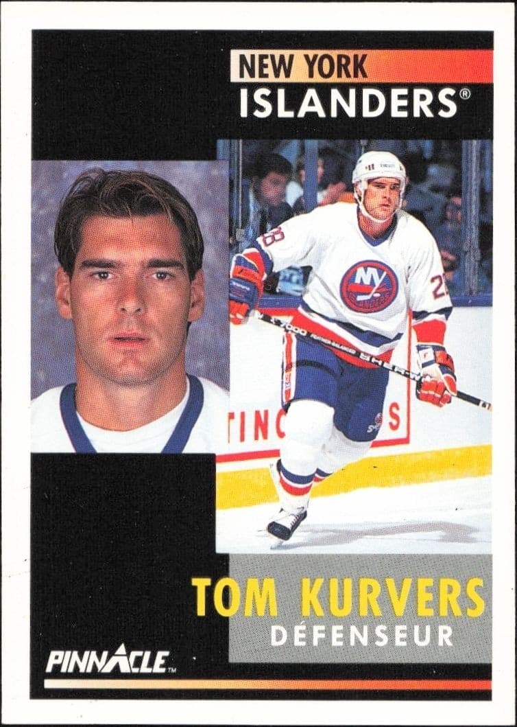 1991-92 Pinnacle Tom Kurvers #7 trading card