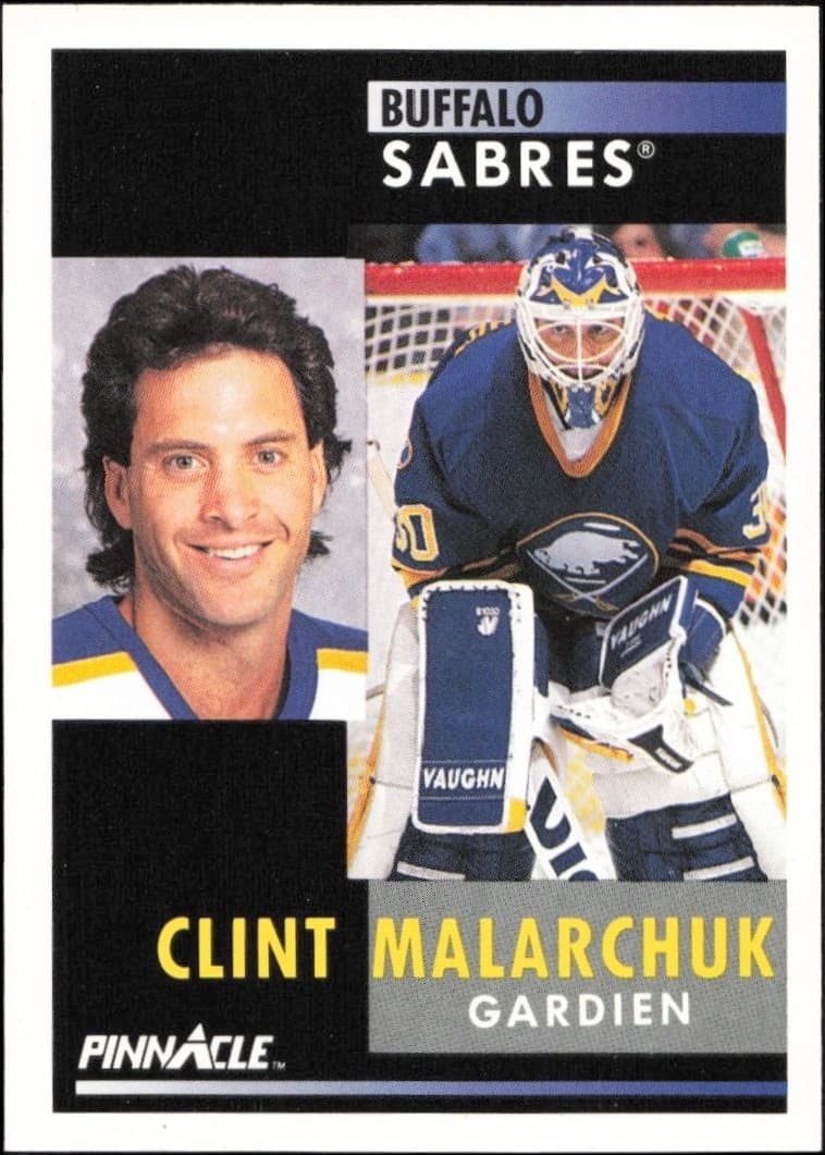 1991-92 Pinnacle Clint Malarchuk #103 trading card