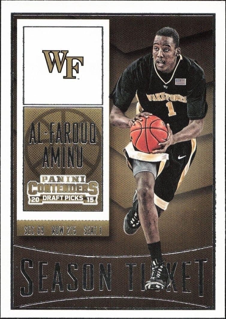 2015-16 Panini Contenders Draft Picks Al-Farouq Aminu #4 trading card
