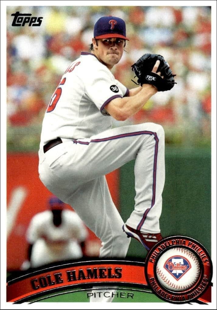 2011 Topps Series 2 Cole Hamels #460 trading card