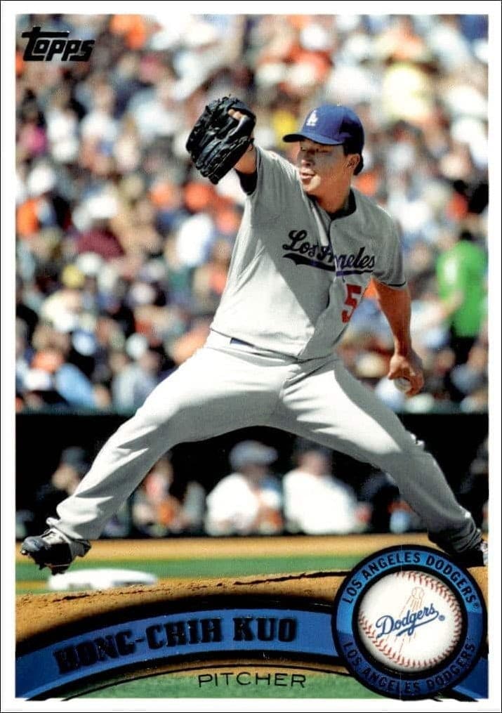 2011 Topps Series 1 Hong-Chih Kuo #46 trading card