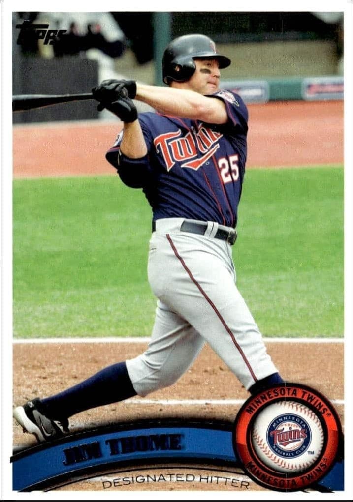 2011 Topps Series 1 Jim Thome #253 trading card