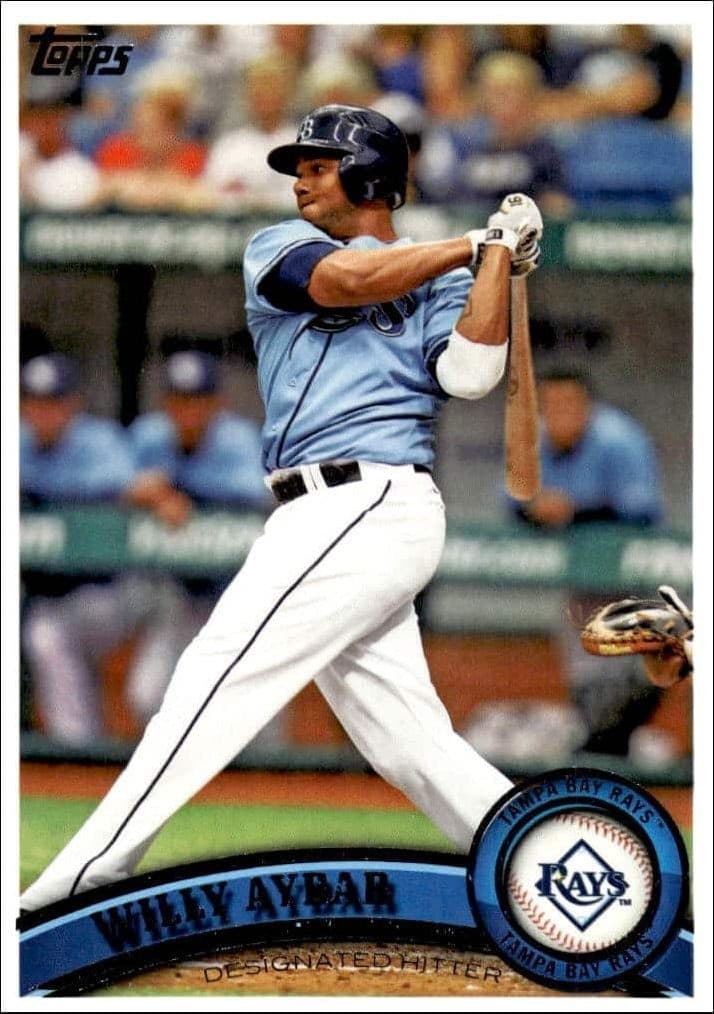 2011 Topps Series 2 Willy Aybar #578 trading card