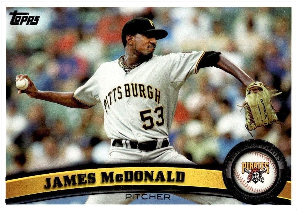 2011 Topps Series 1 James McDonald #73 trading card