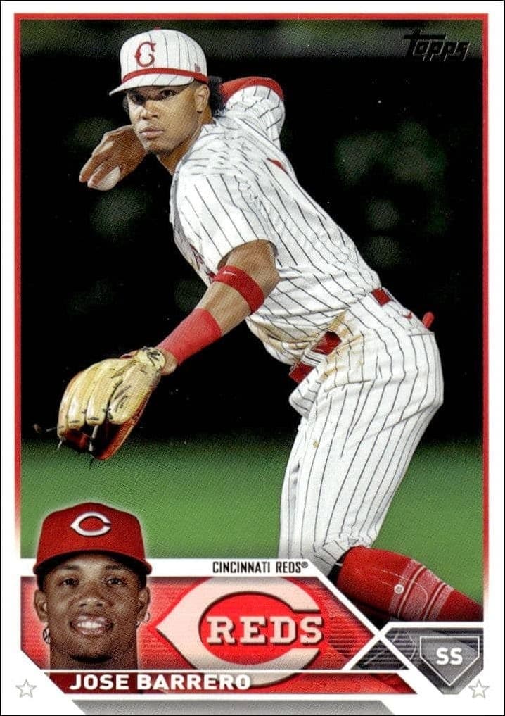 2023 Topps Update Series Jose Barrero #US273 baseball trading card front