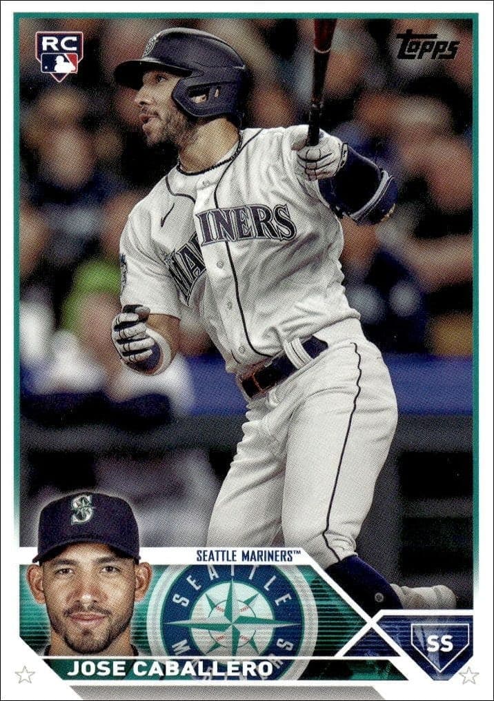 2023 Topps Update Series Jose Caballero #US183 baseball trading card front