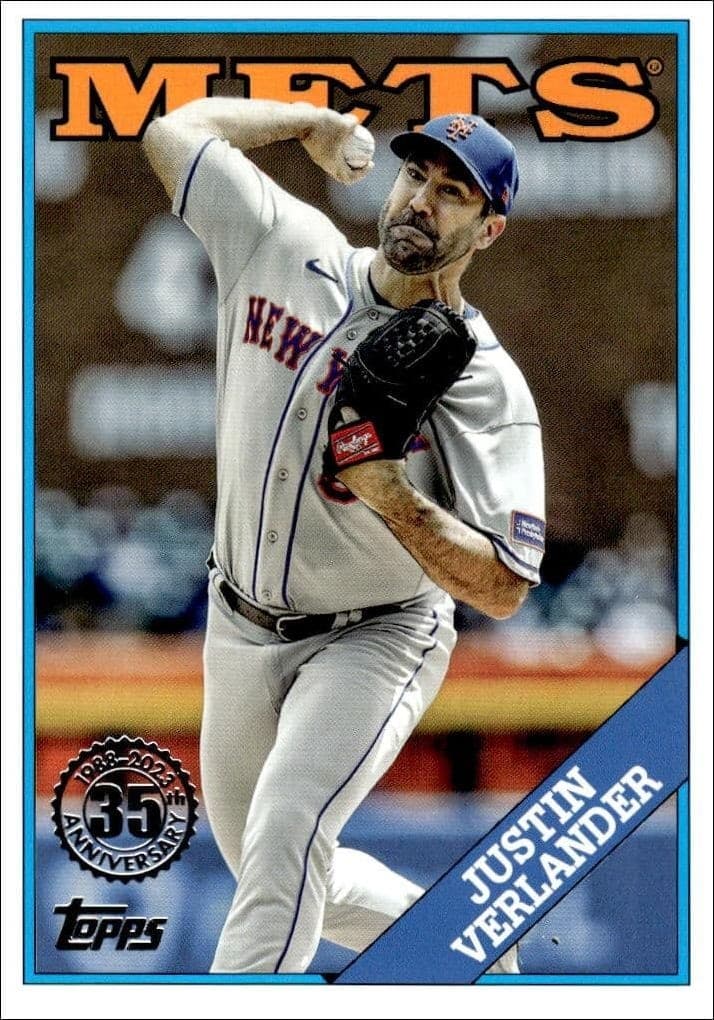 2023 Topps Update Series Justin Verlander #88US-34 baseball trading card front