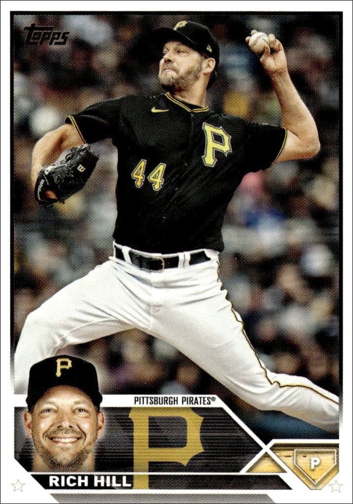 2023 Topps Update Series Rich Hill #US17 baseball trading card front