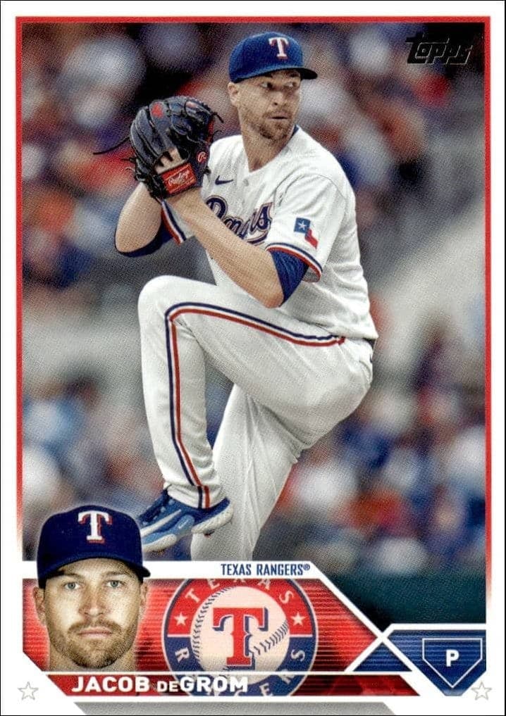 2023 Topps Update Series Jacob DeGrom #US100 trading card