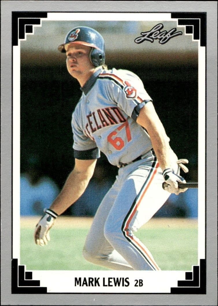 1991 Leaf Mark Lewis #289 trading card
