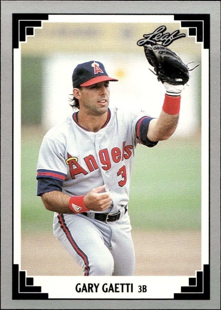 1991 Leaf Gary Gaetti #303 trading card