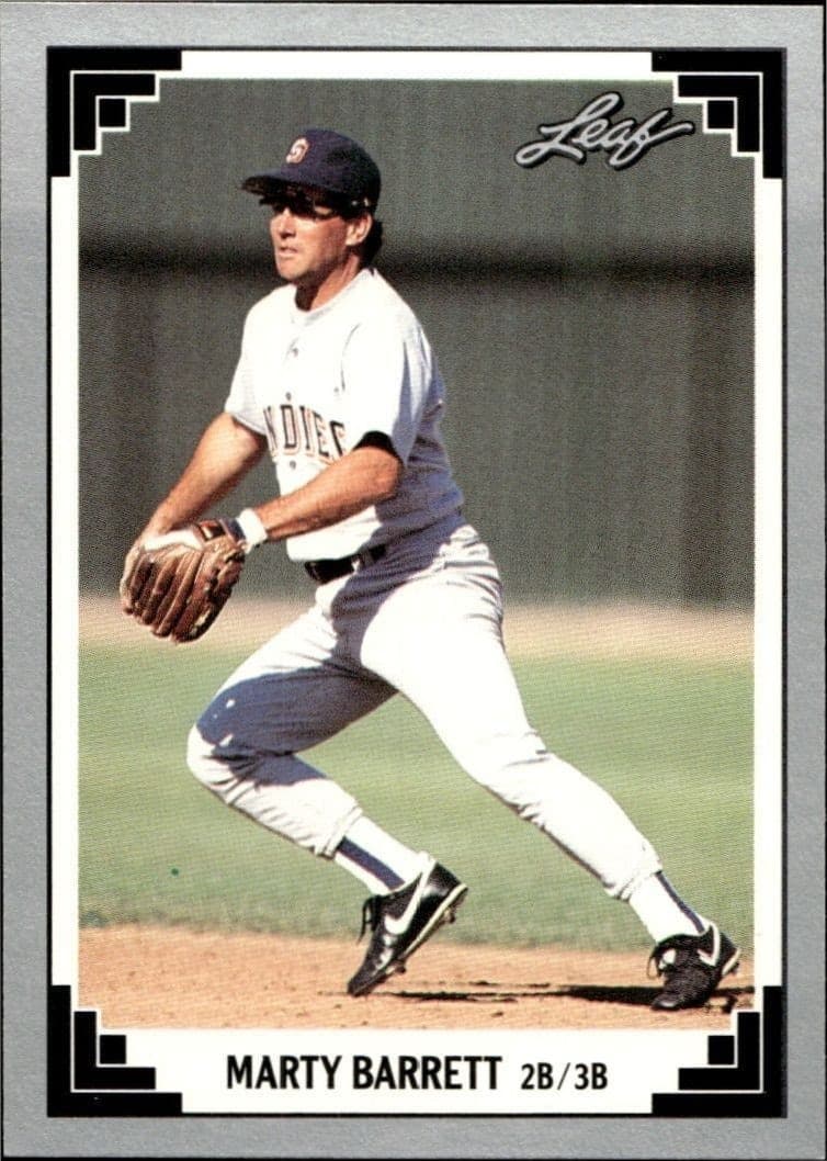 1991 Leaf Marty Barrett #474 trading card