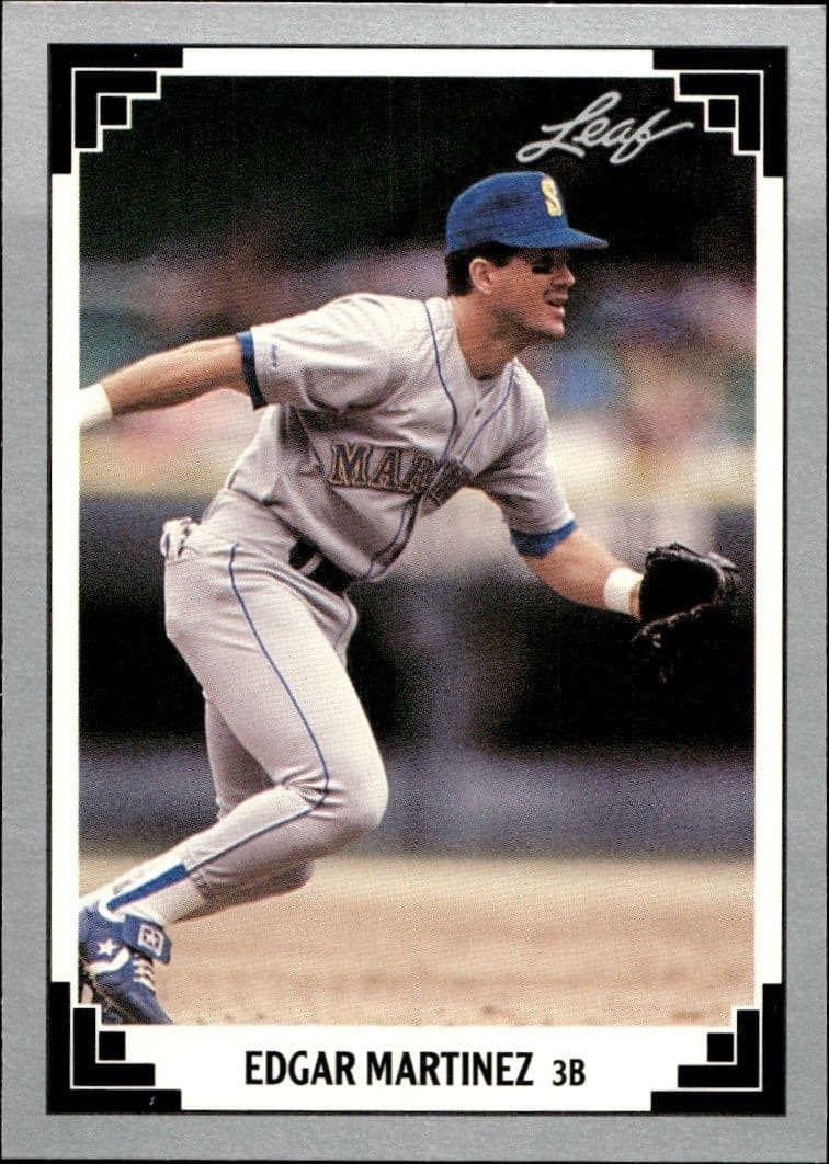 1991 Leaf Edgar Martinez #477 trading card
