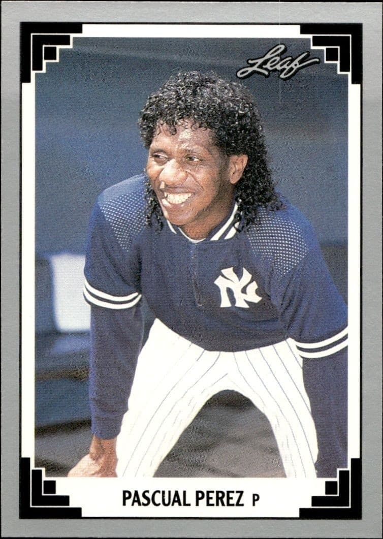 1991 Leaf Pascual Perez #293 trading card