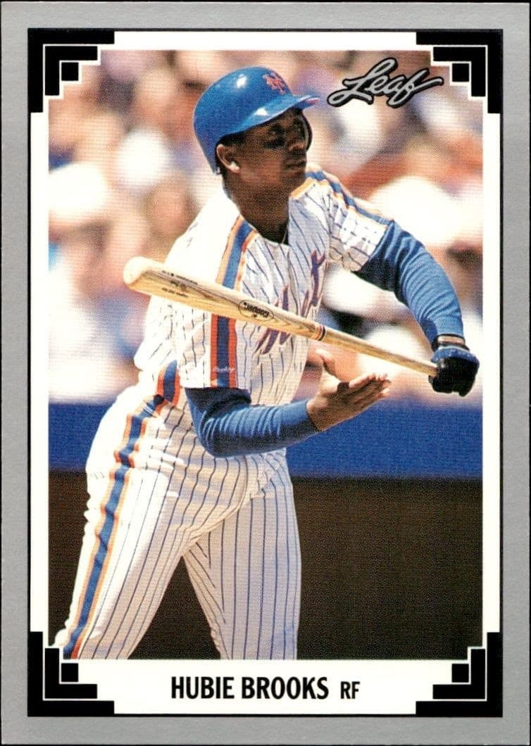 1991 Leaf Hubie Brooks #295 trading card