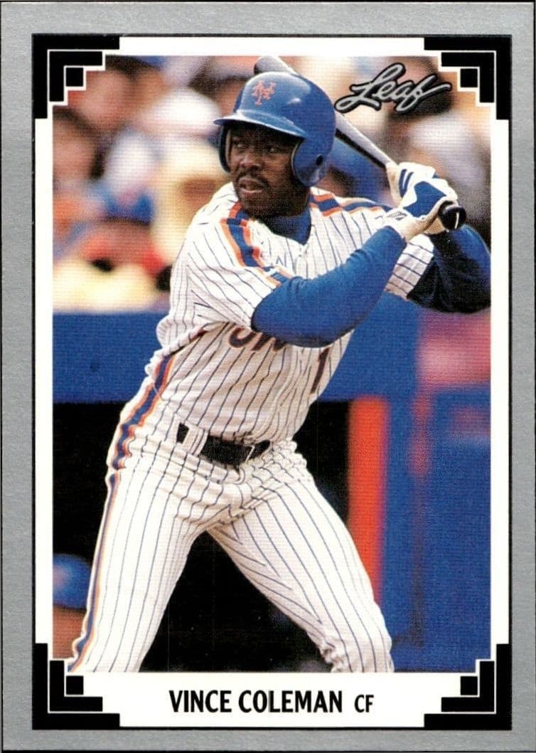 1991 Leaf Vince Coleman #427 trading card