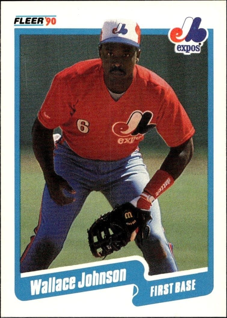 1990 Fleer Wallace Johnson #351 trading card