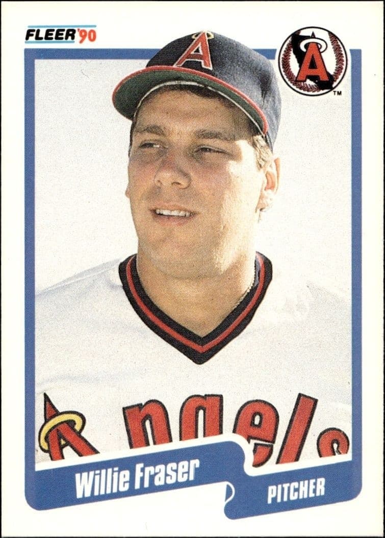 1990 Fleer Willie Fraser #133 trading card