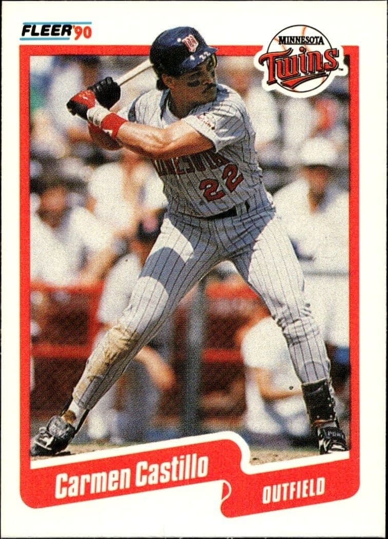 1990 Fleer Carmen Castillo #371 trading card